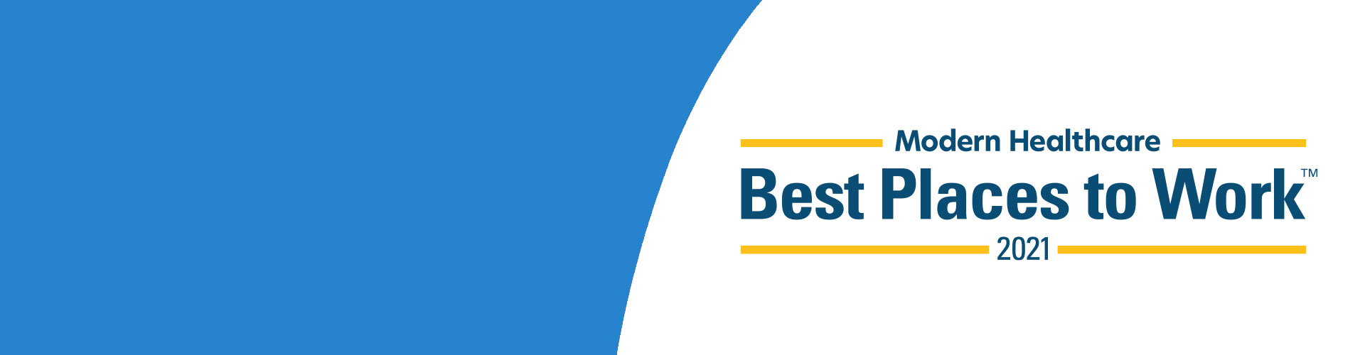 Modern Healthcare best Places to Work 2021 Header